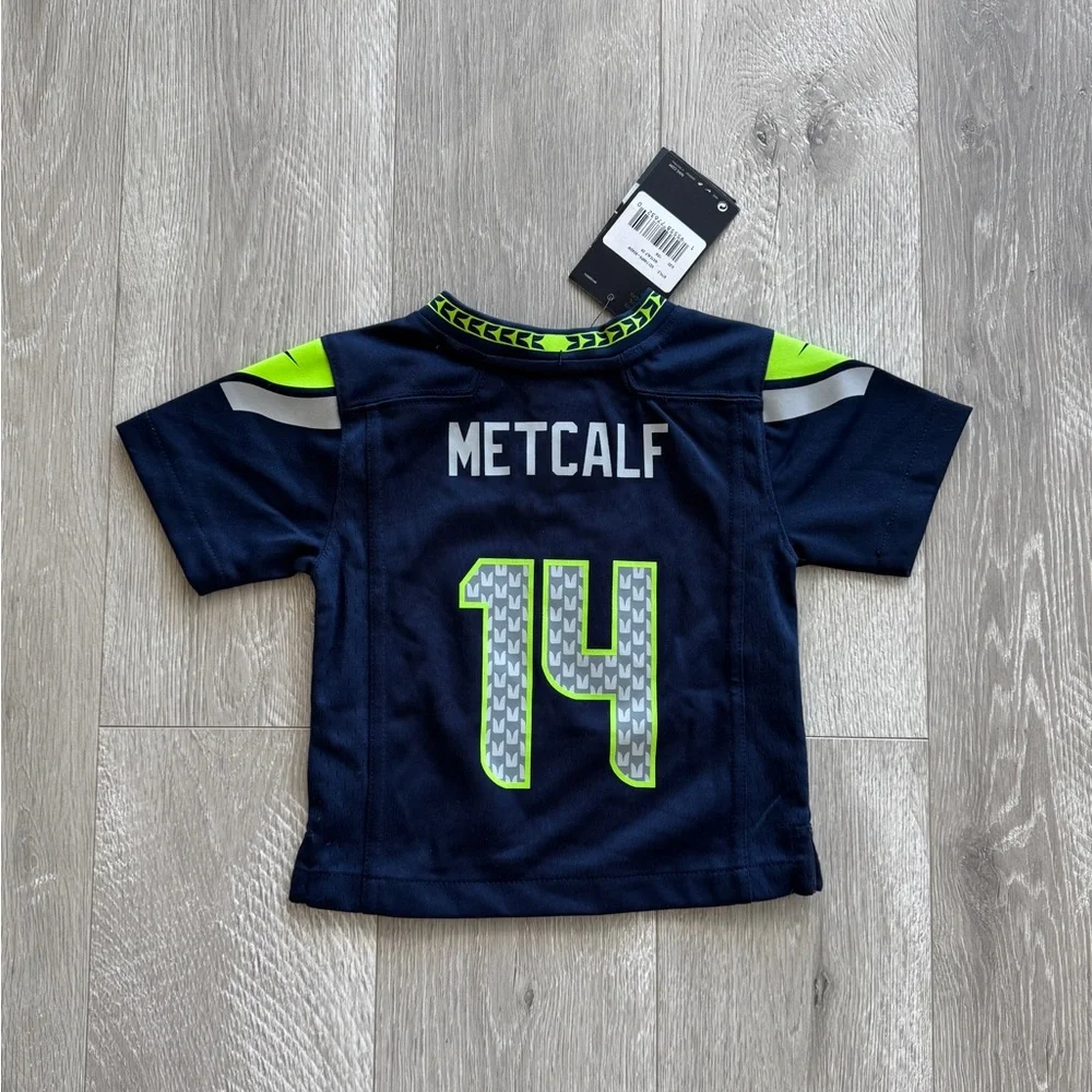 Nike NFL Seattle Seahawks #14 DK Metcalf Jersey 12 Months - Picture 2 of 4
